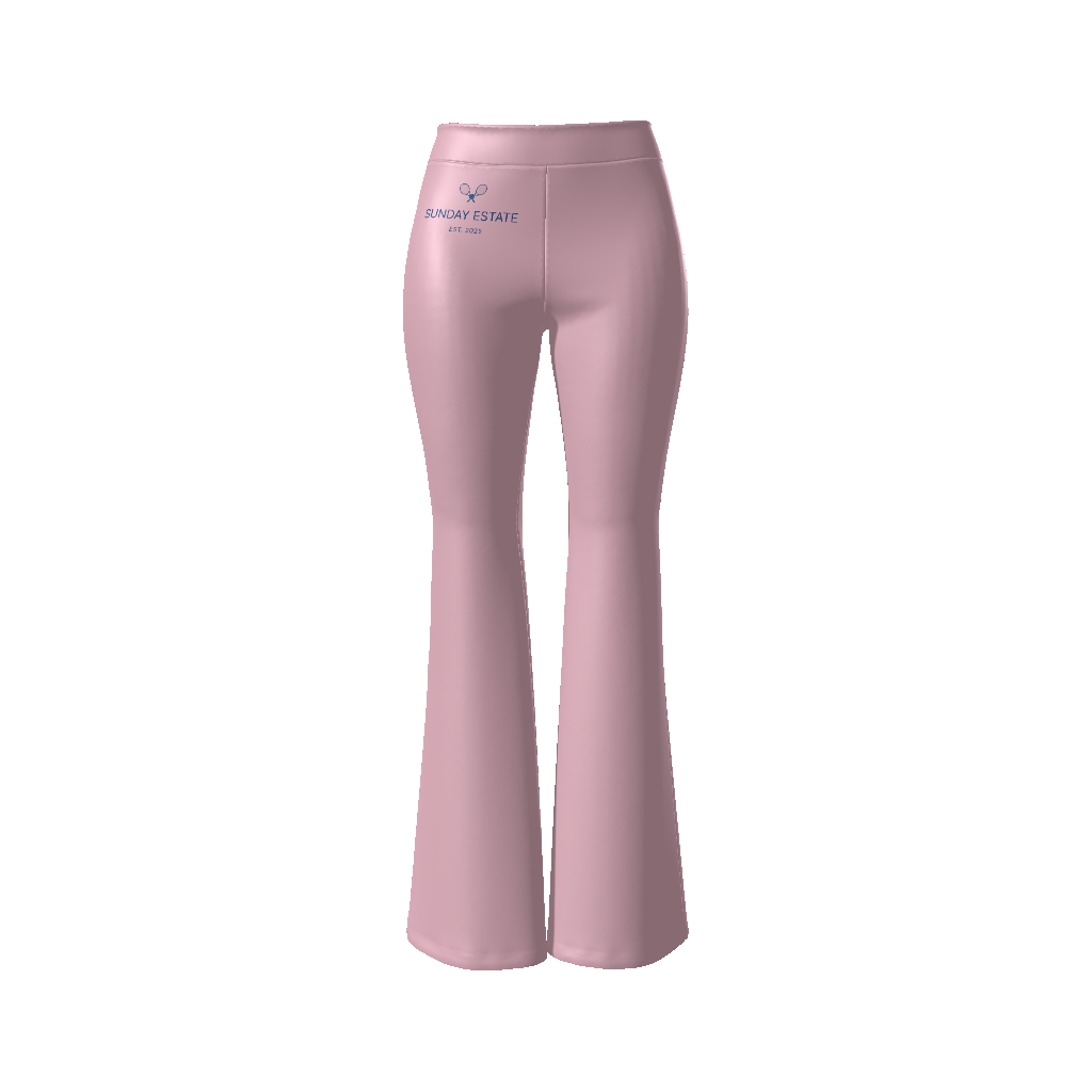 Sunday Estate High-Waisted Yoga Pants - Rosé