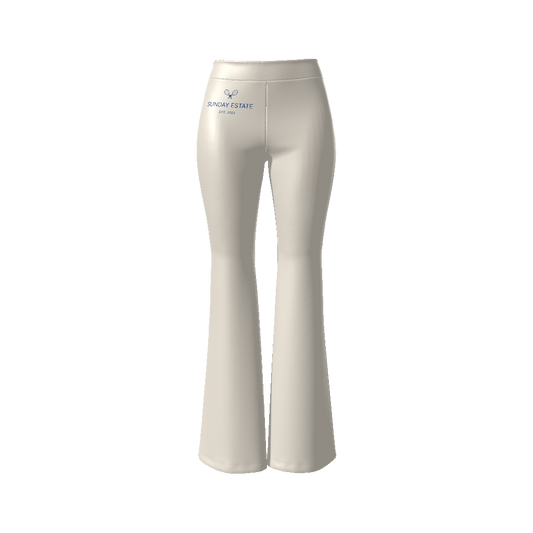 Sunday Estate High Waisted Yoga Pants - Creme