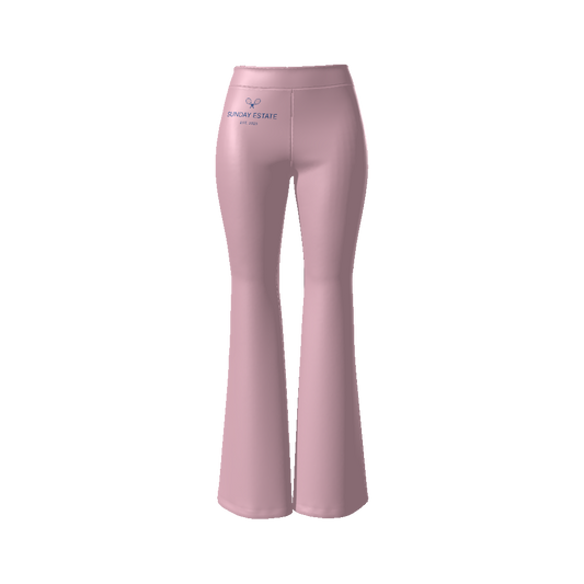Sunday Estate High-Waisted Yoga Pants - Rosé